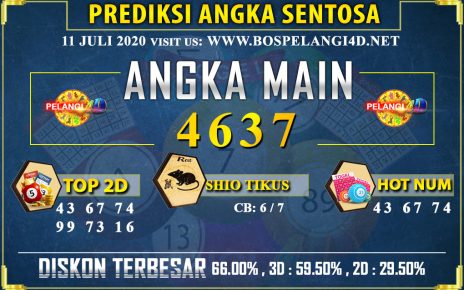 PREDIKSI TOGEL SENTOSA POOLS 11 july 2020