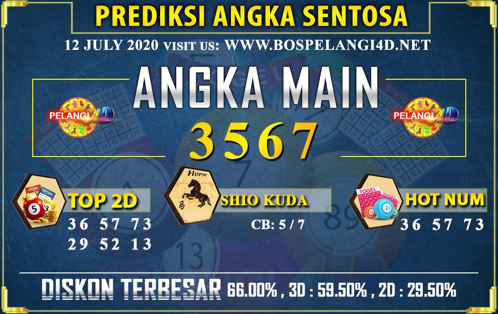 PREDIKSI TOGEL SENTOSA POOLS 12 july 2020