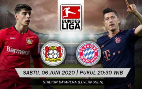 Prediksi Bayer Leverkusen Vs Bayern Munchen 06 Juni 2020