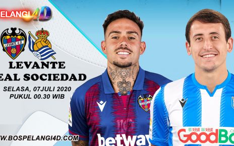 Prediksi Levante Vs Real Sociedad 07 Juli 2020