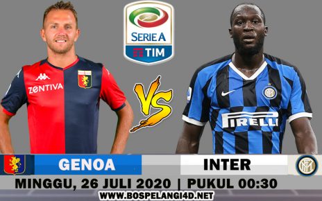 Prediksi Pertandingan Serie A Genoa Vs Inter Milan