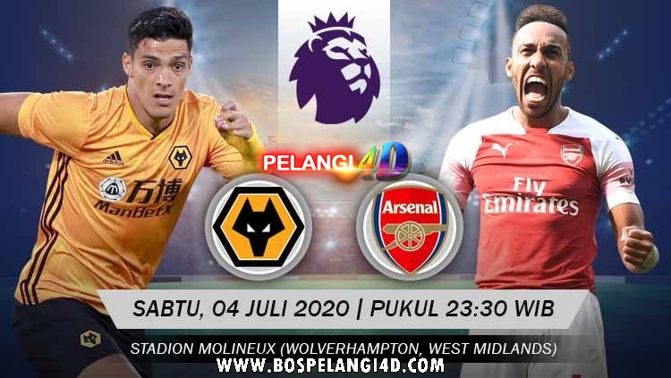 Prediksi Wolverhampton Wanderers Vs Arsenal 04 Juli 2020