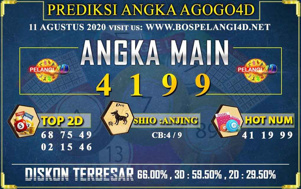 PREDIKSI TOGEL AGOGO4D 11 AGUSTUS 2020