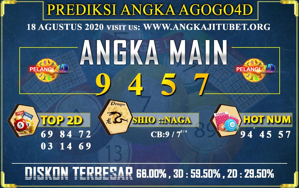 PREDIKSI TOGEL AGOGO4D 18 AGUSTUS 2020