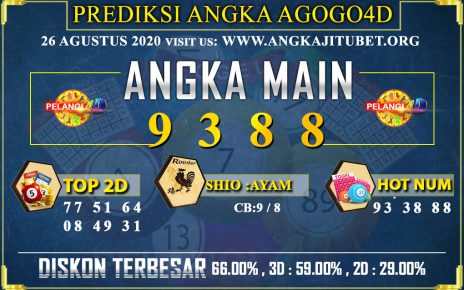 PREDIKSI TOGEL AGOGO4D 26 AGUSTUS 2020