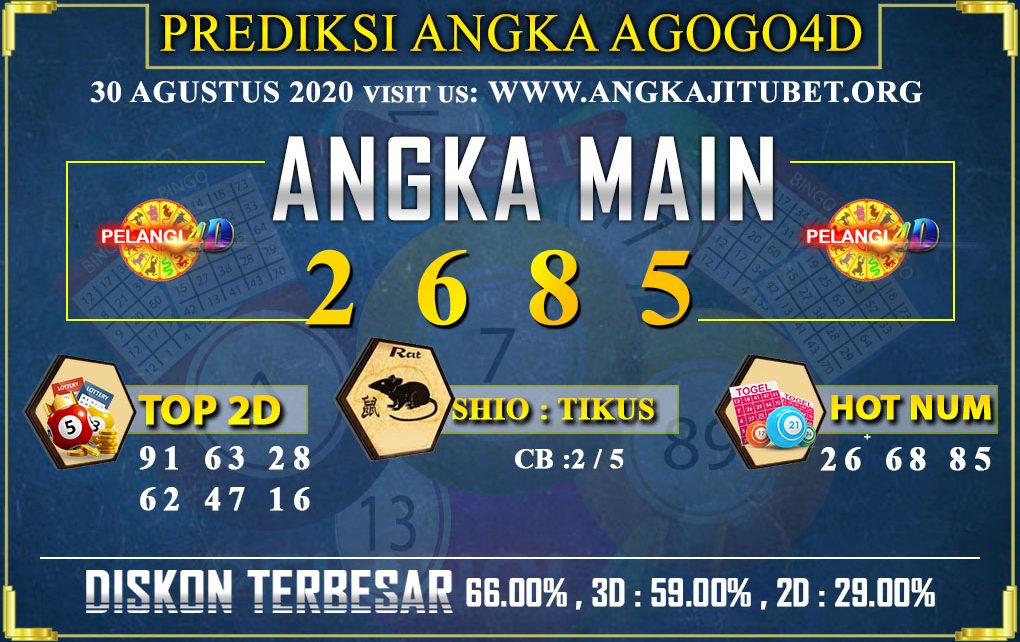 PREDIKSI TOGEL AGOGO4D 30 AGUSTUS 2020