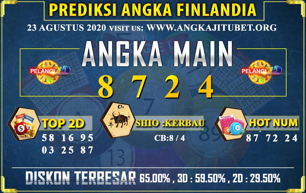 PREDIKSI TOGEL FINLANDIA LOTTERY 23 AGUSTUS 2020