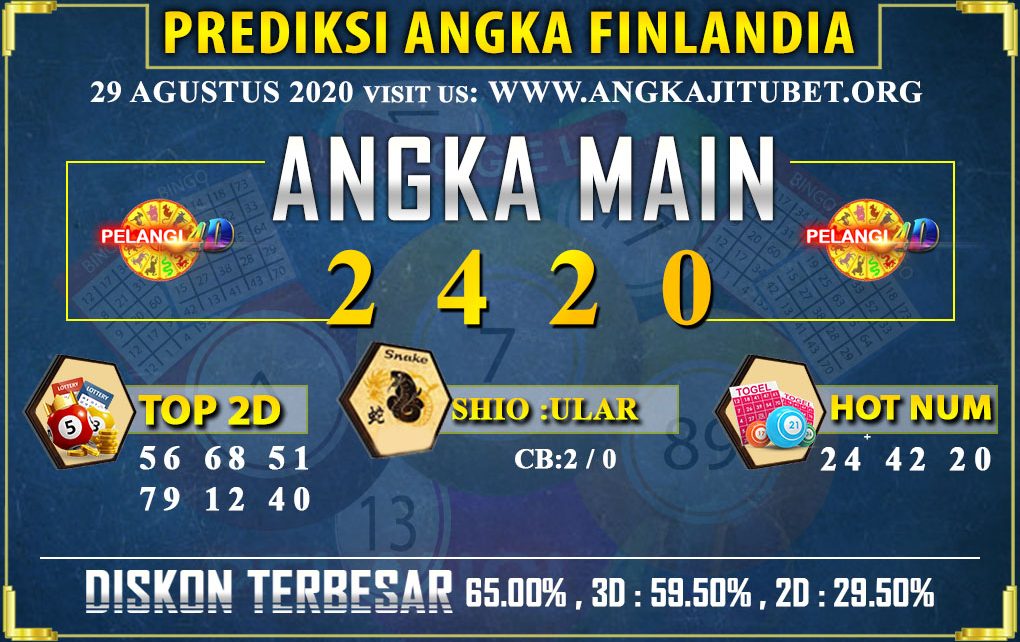 PREDIKSI TOGEL FINLANDIA LOTTERY 29 AGUSTUS 2020