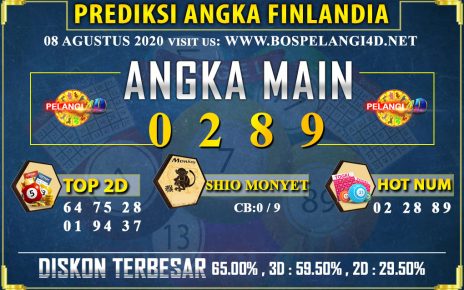 PREDIKSI TOGEL FINLANDIA LOTTERY 08 AGUSTUS 2020