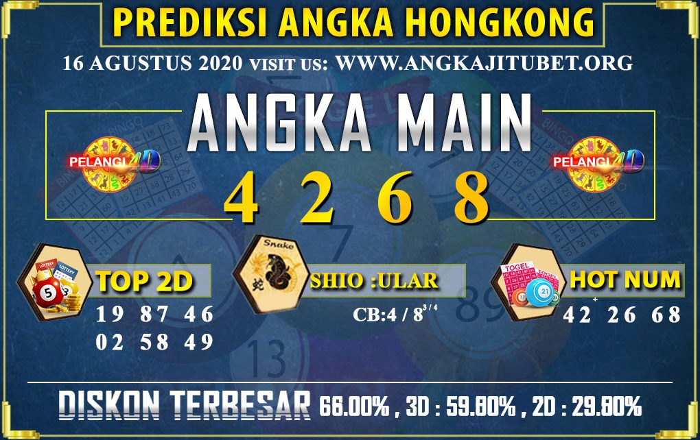 PREDIKSI TOGEL HONGKONG POOLS 16 AGUSTUS 2020