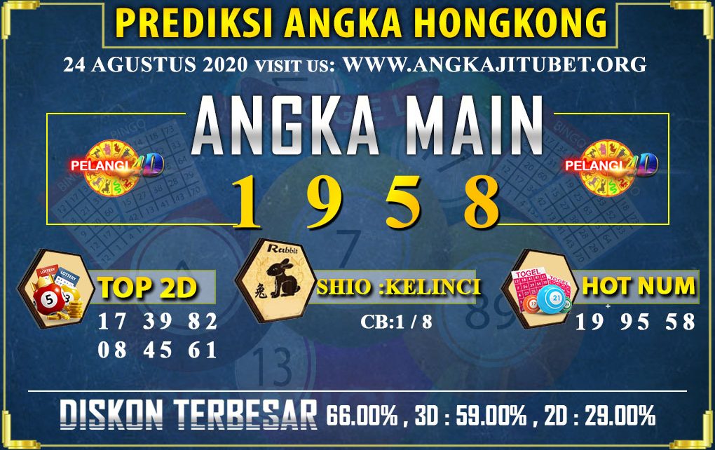 PREDIKSI TOGEL HONGKONG POOLS 24 AGUSTUS 2020