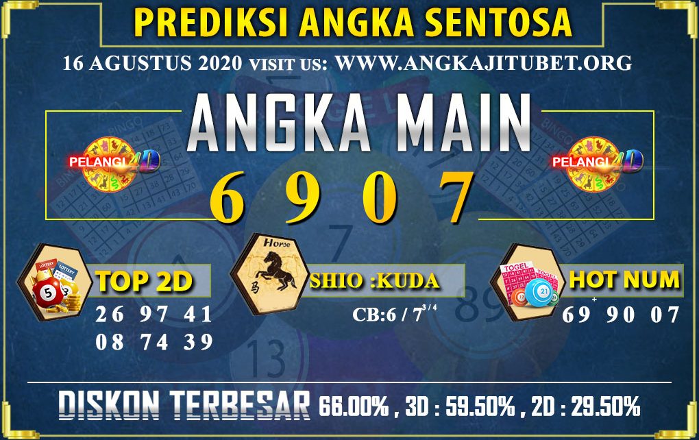 PREDIKSI TOGEL SENTOSA POOLS 16 AGUSTUS 2020