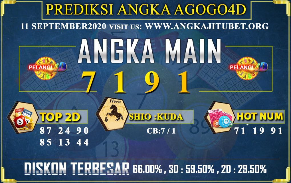 PREDIKSI TOGEL AGOGO4D 11 SEPTEMBER 2020