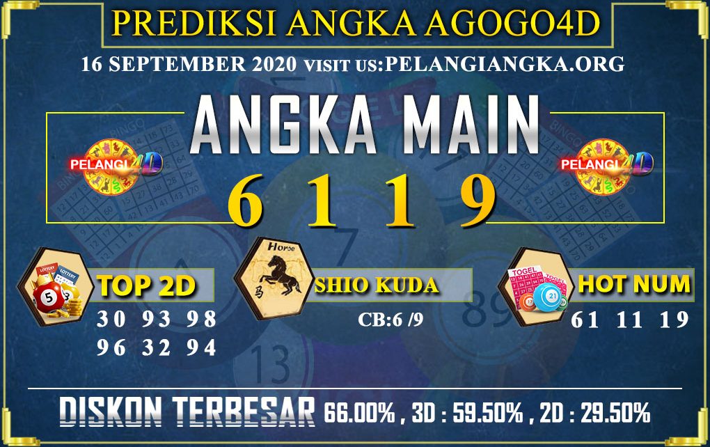 PREDIKSI TOGEL AGOGO4D 16 SEPTEMBER 2020