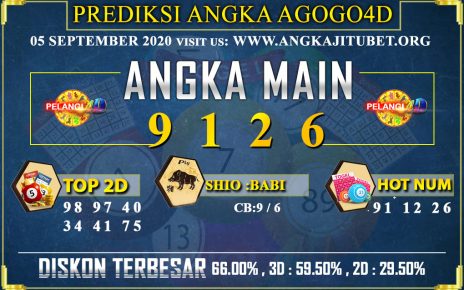 PREDIKSI TOGEL AGOGO4D 05 SEPTEMBER 2020