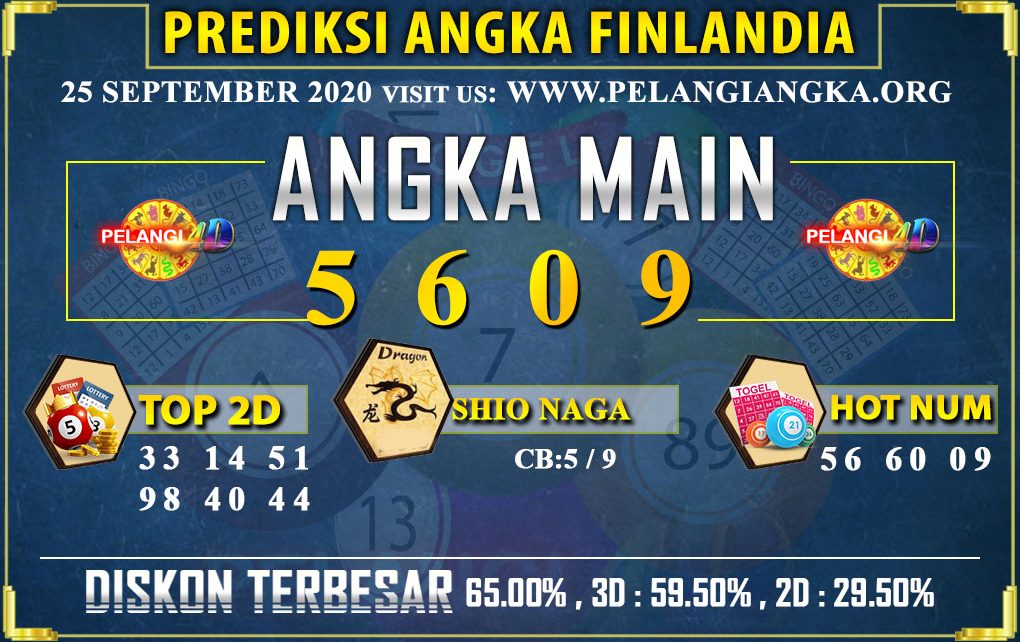 PREDIKSI TOGEL FINLANDIA LOTTERY 25 SEPTEMBER 2020