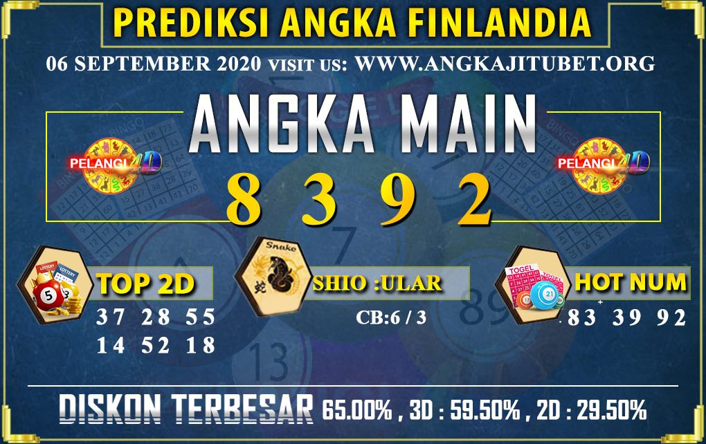 PREDIKSI TOGEL FINLANDIA LOTTERY 06 SEPTEMBER 2020