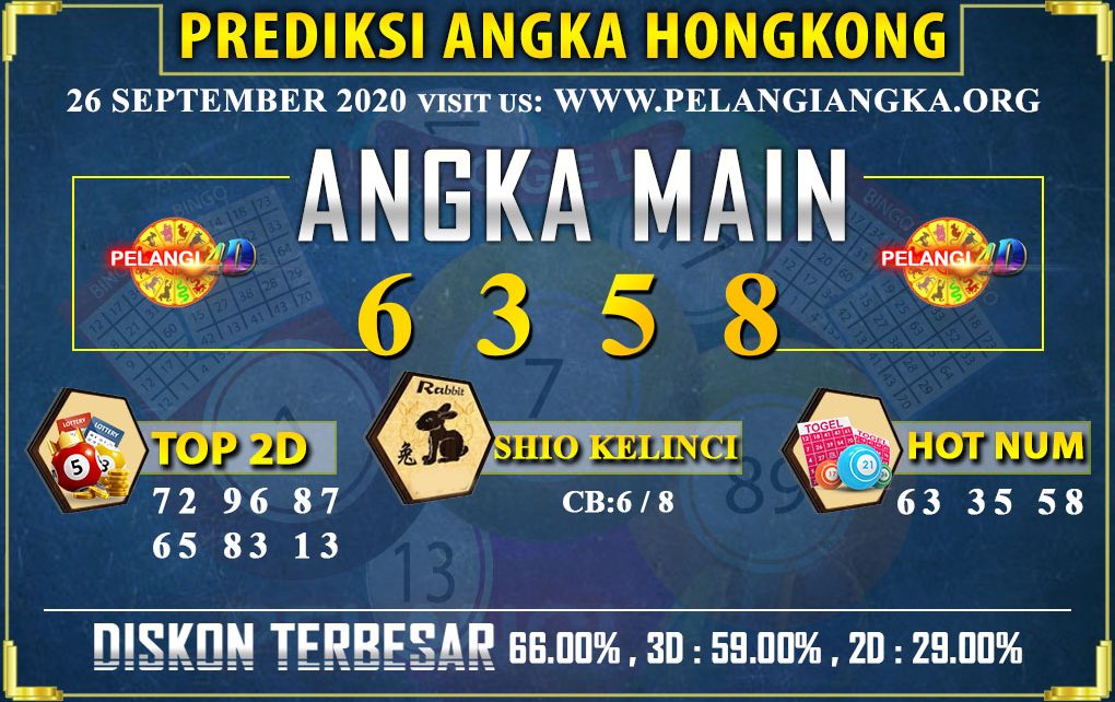 PREDIKSI TOGEL HONGKONG POOLS 26 SEPTEMBER 2020