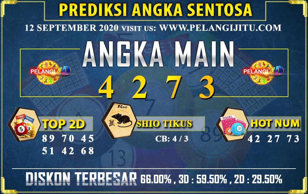 PREDIKSI TOGEL SENTOSA POOLS 12 SEPTEMBER 2020