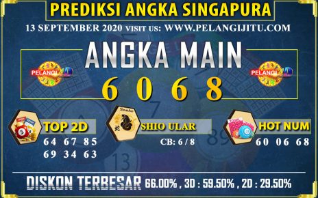 PREDIKSI TOGEL SINGAPORE POOLS 13 SEPTEMBER 2020