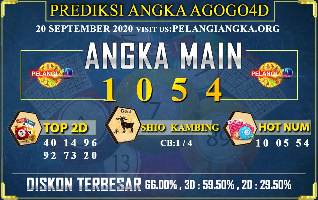 PREDIKSI TOGEL AGOGO4D 20 SEPTEMBER 2020