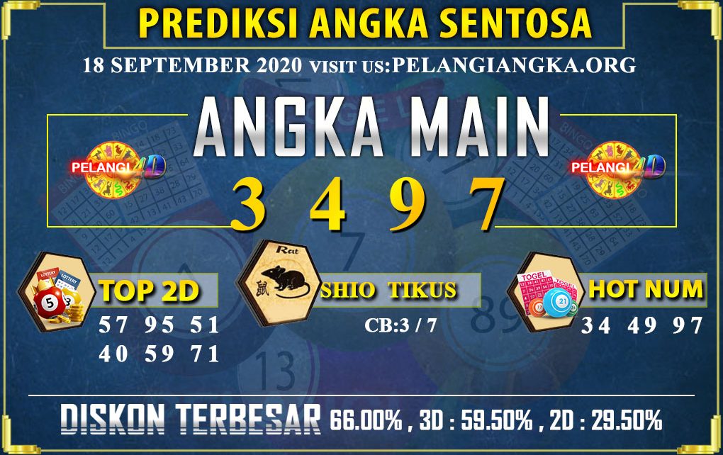 PREDIKSI TOGEL SENTOSA POOLS 18 SEPTEMBER 2020