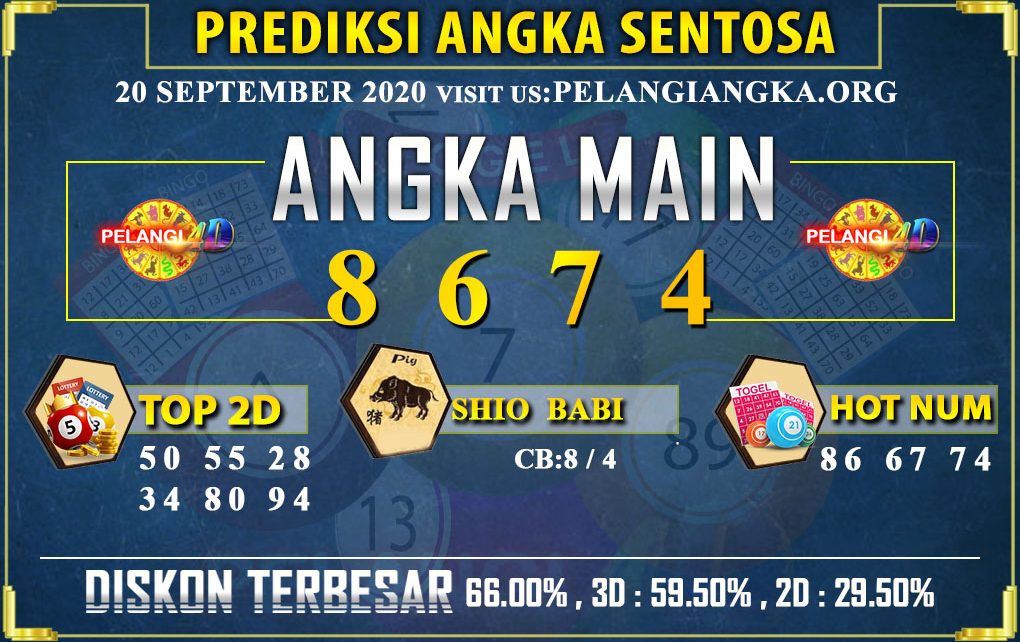 PREDIKSI TOGEL SENTOSA POOLS 20 SEPTEMBER 2020