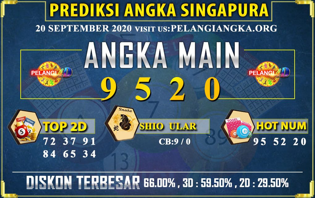 PREDIKSI TOGEL SINGAPORE POOLS 20 SEPTEMBER 2020