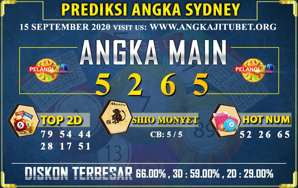 PREDIKSI TOGEL SYDNEY POOLS 15 SEPTEMBER 2020