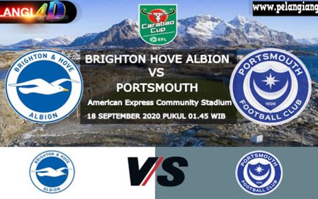 Prediksi Brighton Hove Albion vs Portsmouth — 18 September 2020