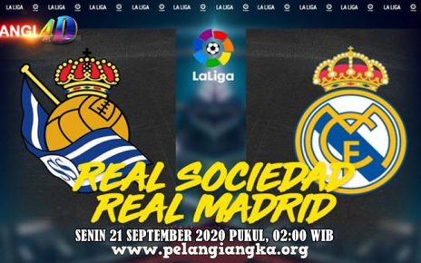 Prediksi Real Sociedad vs Real Madrid 21 September 2020