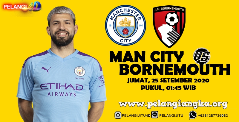 Prediksi Manchester City vs Bournemouth 25 September 2020