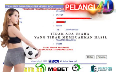 MEMBER PELANGI4D JACPOT SPORTBOOK 05 OKTOBER 2020