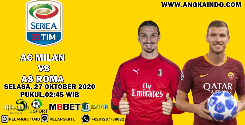 Prediksi AC Milan vs AS Roma 27 Oktober 2020