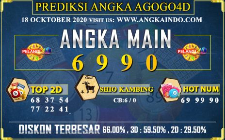 PREDIKSI TOGEL AGOGO4D 18 OCKTOBER 2020