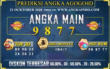 PREDIKSI TOGEL AGOGO4D 21 OCKTOBER 2020s