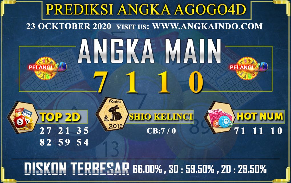 PREDIKSI TOGEL AGOGO4D 23 OCKTOBER 2020