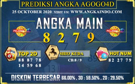 PREDIKSI TOGEL AGOGO4D 25 OCKTOBER 2020