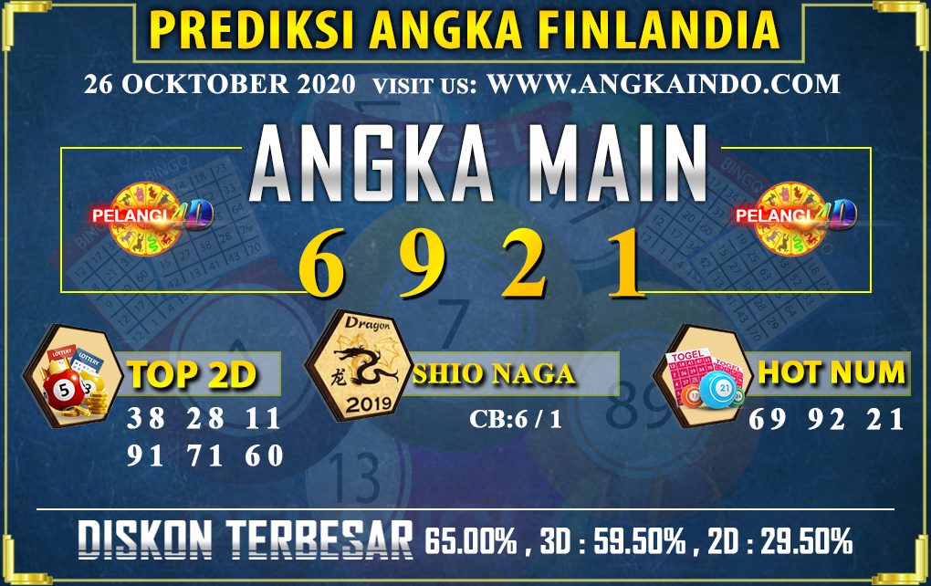 PREDIKSI TOGEL FINLANDIA LOTTERY 26 OCKTOBER 2020