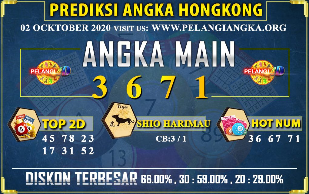 PREDIKSI TOGEL HONGKONG POOLS 02 OCKTOBER 2020