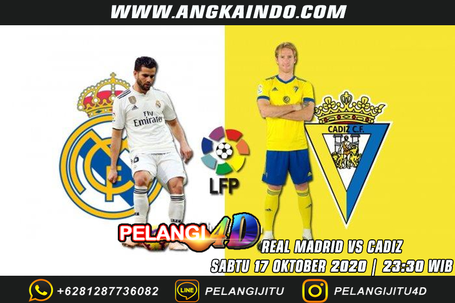 Prediksi Pertandingan LaLiga Spanyol Real Madrid vs Cadiz