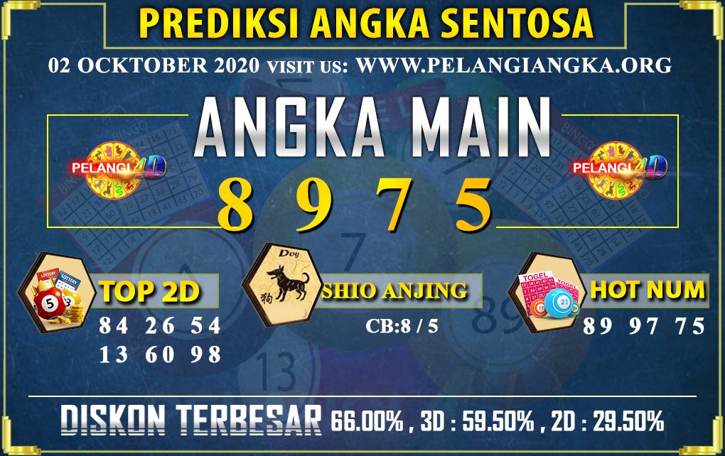 PREDIKSI TOGEL SENTOSA POOLS 02 OCKTOBER 2020