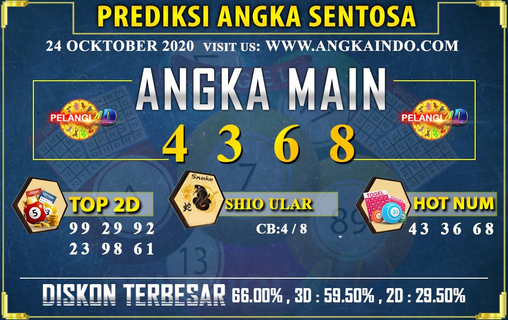 PREDIKSI TOGEL SENTOSA POOLS 24 OCKTOBER 2020