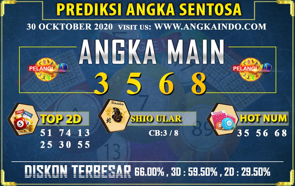 PREDIKSI TOGEL SENTOSA POOLS 30 OCKTOBER 2020