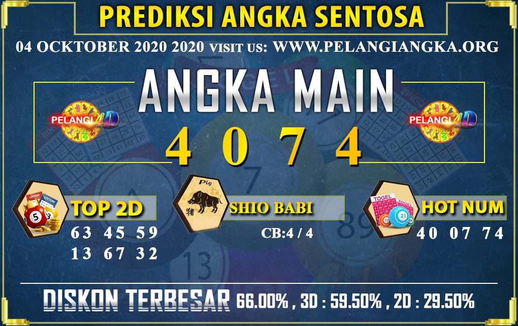 PREDIKSI TOGEL SENTOSA POOLS 04 OCKTOBER 2020