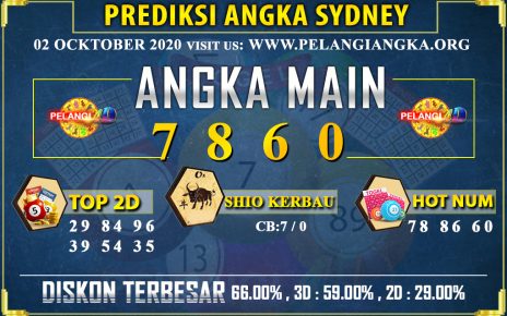 PREDIKSI TOGEL SYDNEY POOLS 02 OCKTOBER 2020