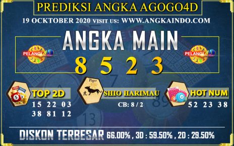 PREDIKSI TOGEL AGOGO4D 19 OCKTOBER 2020