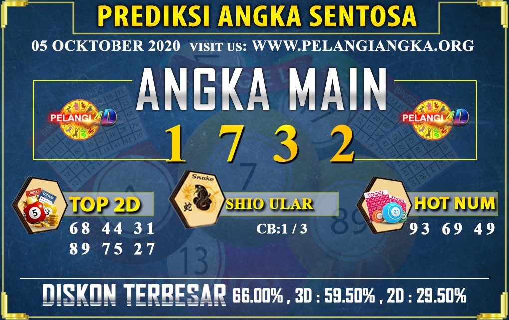 PREDIKSI TOGEL SENTOSA POOLS 05 OCKTOBER 2020