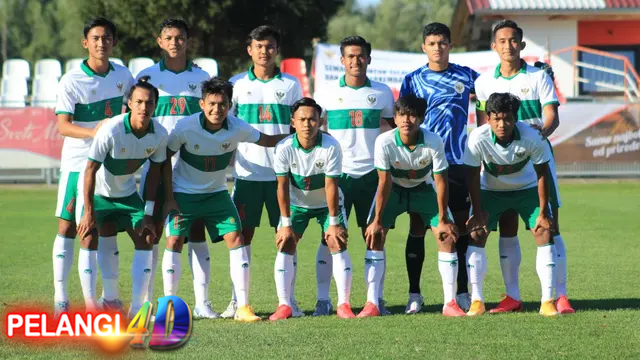 Pemain Timnas U-19 Indonesia Kerja Keras Untuk Latihan