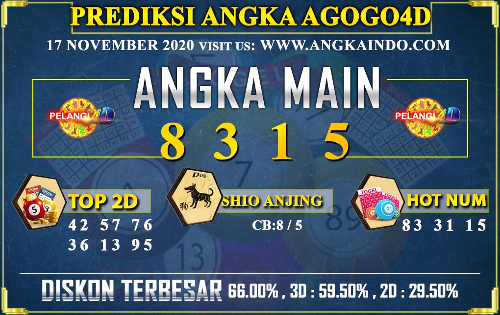 PREDIKSI TOGEL AGOGO4D 17 NOVEMBER 2020